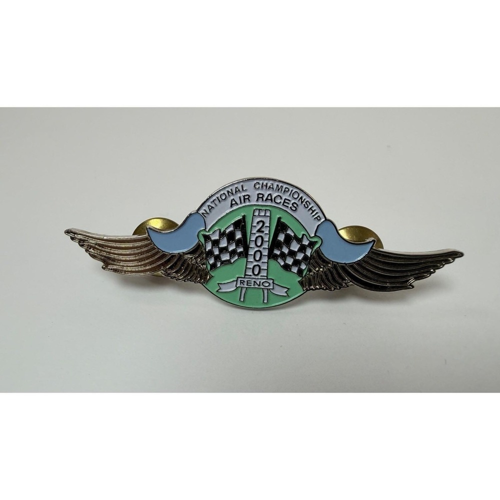 2000 National Championship RENO AIR RACES Wings Enamel Lapel Pin Nevada